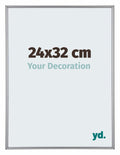 Annecy Plastic Photo Frame 24x32cm Silver Front Size | Yourdecoration.com