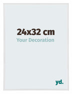 Annecy Plastic Photo Frame 24x32cm White High Gloss Front Size | Yourdecoration.com