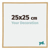 Annecy Plastic Photo Frame 25x25cm Beech Front Size | Yourdecoration.com