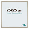 Annecy Plastic Photo Frame 25x25cm Champagne Front Size | Yourdecoration.com