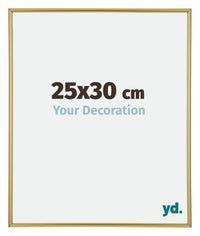 Annecy Plastic Photo Frame 25x30cm Gold Front Size | Yourdecoration.com