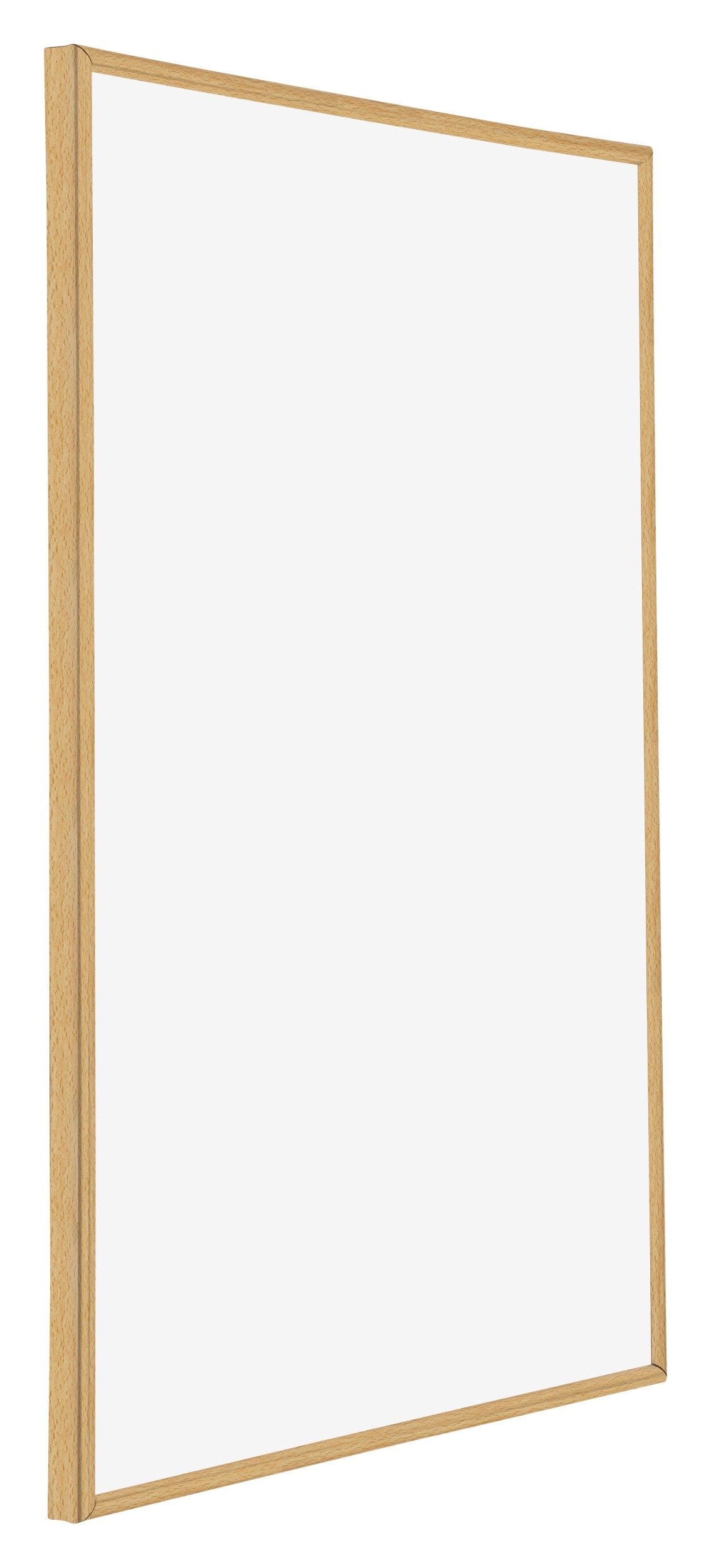 Annecy Plastic Photo Frame 25x35cm Beech Front Oblique | Yourdecoration.com