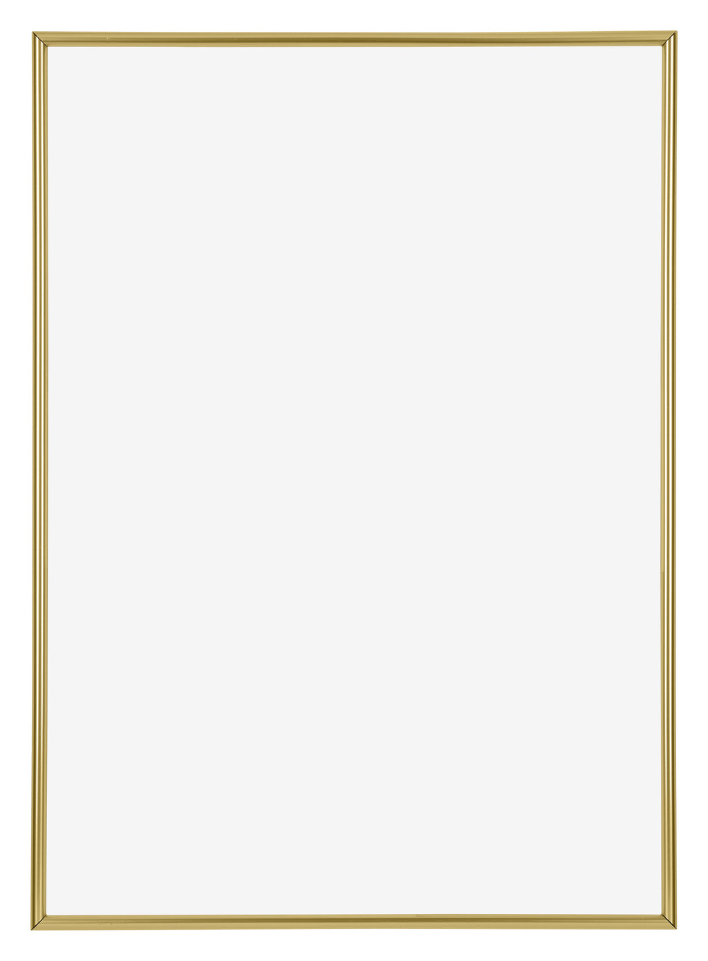 Annecy Plastic Photo Frame 25x35cm Gold Front | Yourdecoration.com