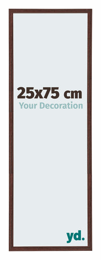 Annecy Plastic Photo Frame 25x75cm Brown Front Size | Yourdecoration.com