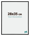 Annecy Plastic Photo Frame 28x35cm Black High Gloss Size | Yourdecoration.com