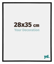 Annecy Plastic Photo Frame 28x35cm Black High Gloss Size | Yourdecoration.com