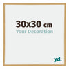 Annecy Plastic Photo Frame 30x30cm Beech Front Size | Yourdecoration.com