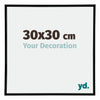 Annecy Plastic Photo Frame 30x30cm Black High Gloss Size | Yourdecoration.com