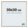 Annecy Plastic Photo Frame 30x30cm Champagne Front Size | Yourdecoration.com