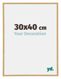 Annecy Plastic Photo Frame 30x40cm Beech Front Size | Yourdecoration.com