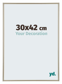 Annecy Plastic Photo Frame 30x42cm Champagne Front Size | Yourdecoration.com