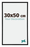 Annecy Plastic Photo Frame 30x50cm Black Matt Front Size | Yourdecoration.com