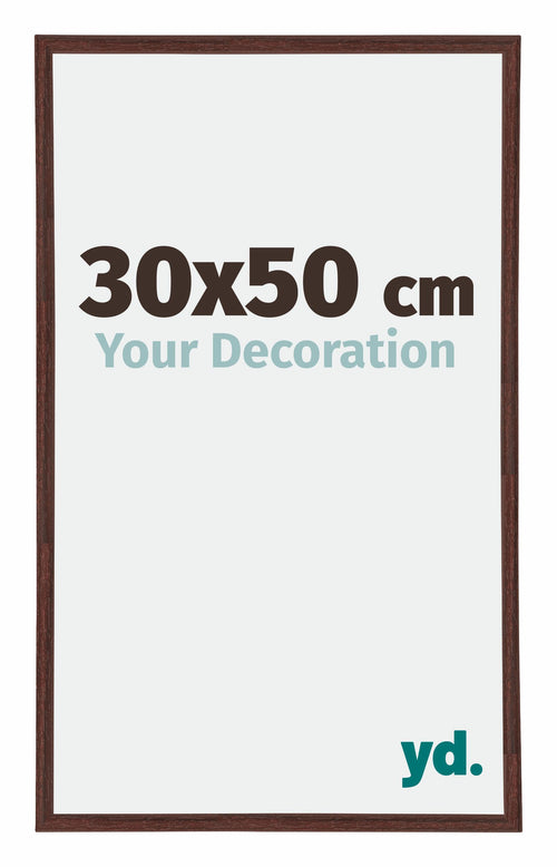 Annecy Plastic Photo Frame 30x50cm Brown Front Size | Yourdecoration.com
