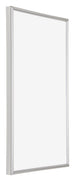 Annecy Plastic Photo Frame 30x50cm Silver Front Oblique | Yourdecoration.com