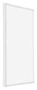 Annecy Plastic Photo Frame 30x50cm White High Gloss Front Oblique | Yourdecoration.com