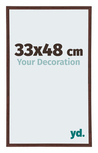 Annecy Plastic Photo Frame 33x48cm Brown Front Size | Yourdecoration.com