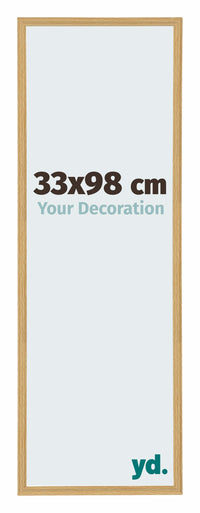 Annecy Plastic Photo Frame 33x98cm Beech Light Front Size | Yourdecoration.com