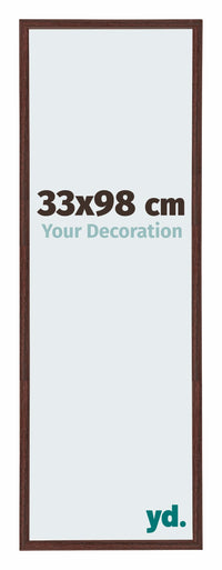 Annecy Plastic Photo Frame 33x98cm Brown Front Size | Yourdecoration.com
