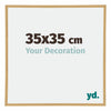 Annecy Plastic Photo Frame 35x35cm Beech Front Size | Yourdecoration.com