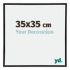Annecy Plastic Photo Frame 35x35cm Black High Gloss Size | Yourdecoration.com
