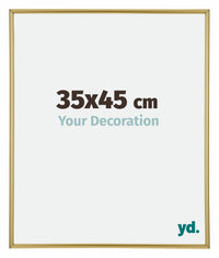 Annecy Plastic Photo Frame 35x45cm Gold Front Size | Yourdecoration.com