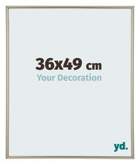 Annecy Plastic Photo Frame 36x49cm Champagne Front Size | Yourdecoration.com