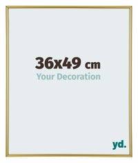 Annecy Plastic Photo Frame 36x49cm Gold Front Size | Yourdecoration.com