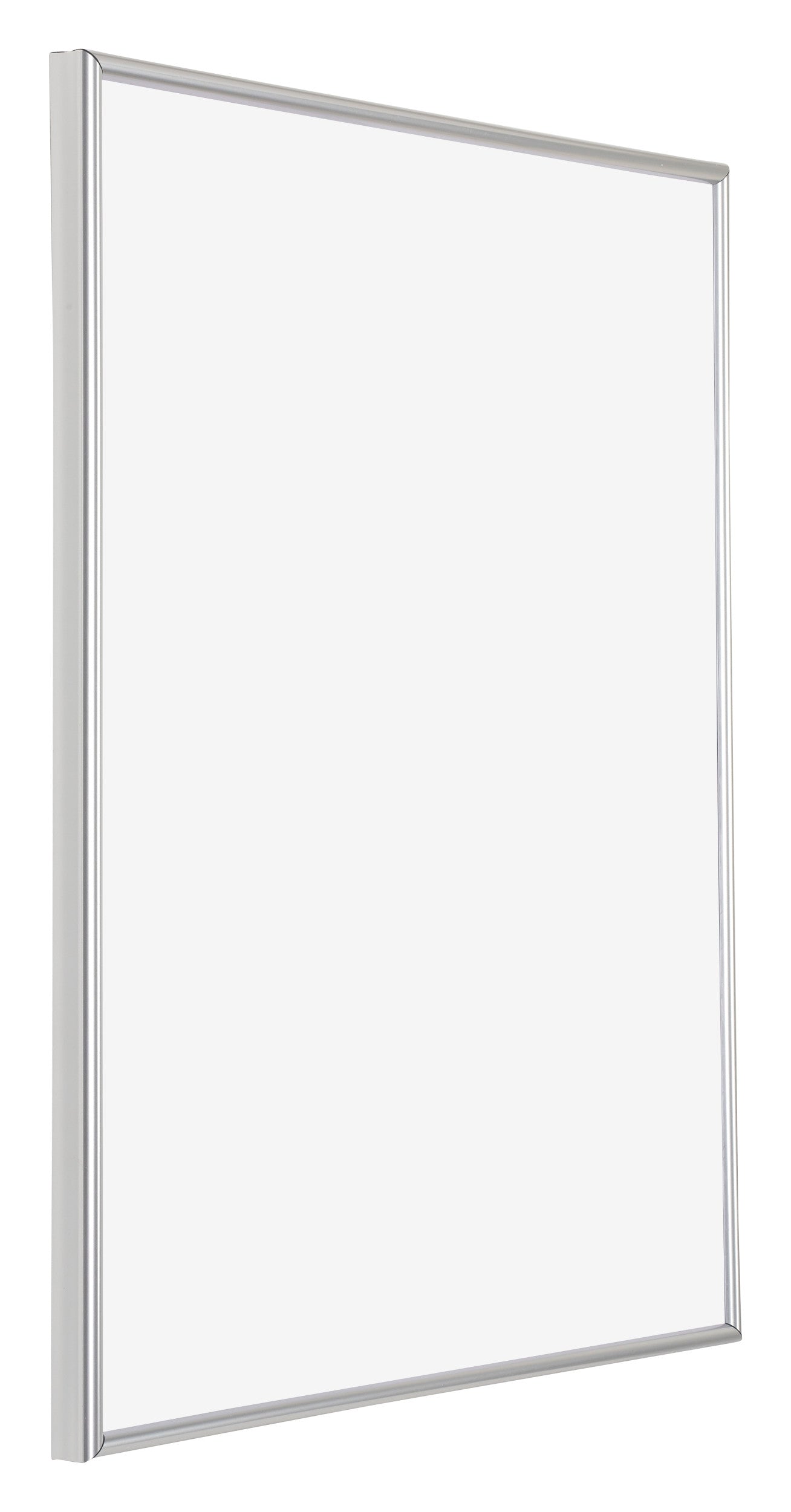 Annecy Plastic Photo Frame 36x49cm Silver Front Oblique | Yourdecoration.com