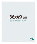 Annecy Plastic Photo Frame 36x49cm White High Gloss Front Size | Yourdecoration.com