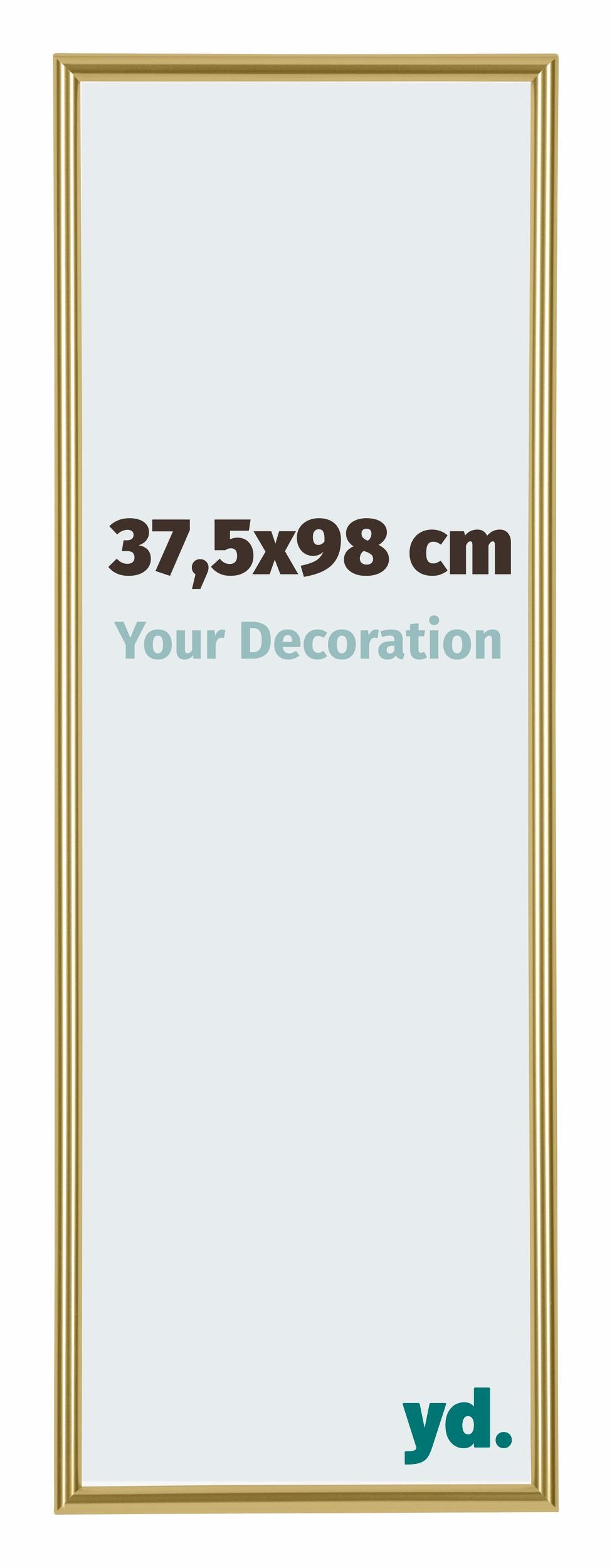 Annecy Plastic Photo Frame 37 5x98cm Gold Front Size | Yourdecoration.com