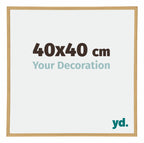 Annecy Plastic Photo Frame 40x40cm Beech Front Size | Yourdecoration.com
