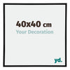 Annecy Plastic Photo Frame 40x40cm Black High Gloss Size | Yourdecoration.com
