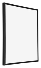Annecy Plastic Photo Frame 40x40cm Black Matt Front Oblique | Yourdecoration.com