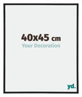 Annecy Plastic Photo Frame 40x45cm Black Matt Front Size | Yourdecoration.com