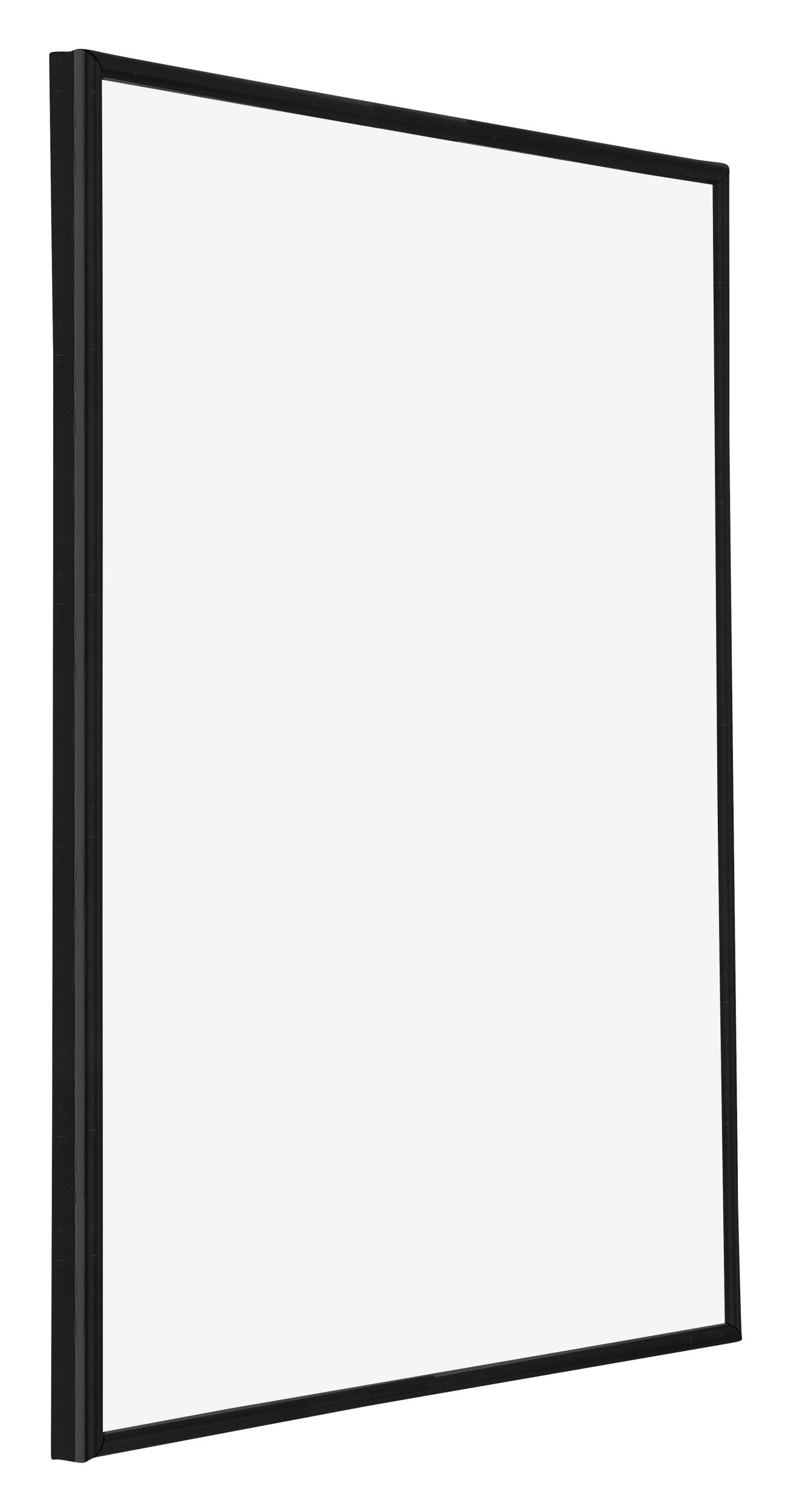 Annecy Plastic Photo Frame 40x50cm Black Matt Front Oblique | Yourdecoration.com