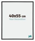 Annecy Plastic Photo Frame 40x55cm Black High Gloss Size | Yourdecoration.com