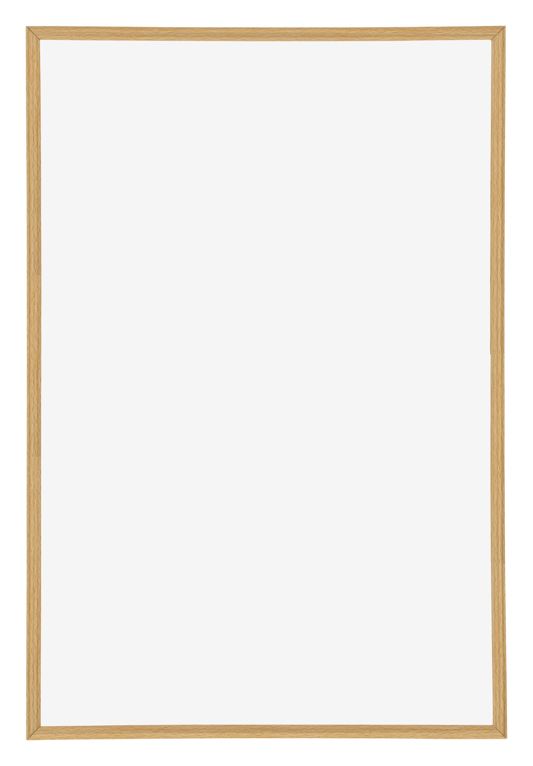 Annecy Plastic Photo Frame 40x60cm Beech Front | Yourdecoration.com