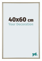 Annecy Plastic Photo Frame 40x60cm Champagne Front Size | Yourdecoration.com