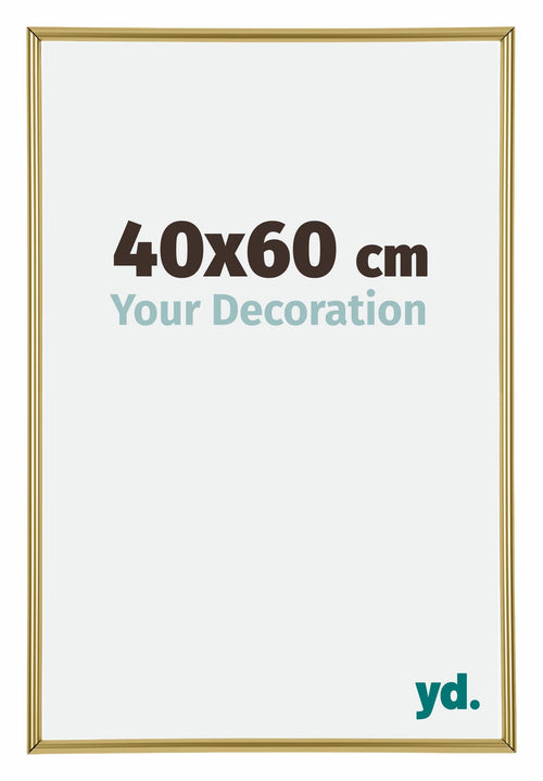 Annecy Plastic Photo Frame 40x60cm Gold Front Size | Yourdecoration.com