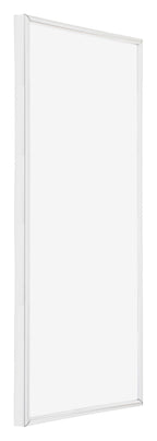 Annecy Plastic Photo Frame 40x70cm White High Gloss Front Oblique | Yourdecoration.com