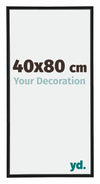 Annecy Plastic Photo Frame 40x80cm Black Matt Front Size | Yourdecoration.com
