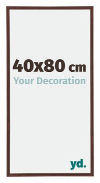 Annecy Plastic Photo Frame 40x80cm Brown Front Size | Yourdecoration.com