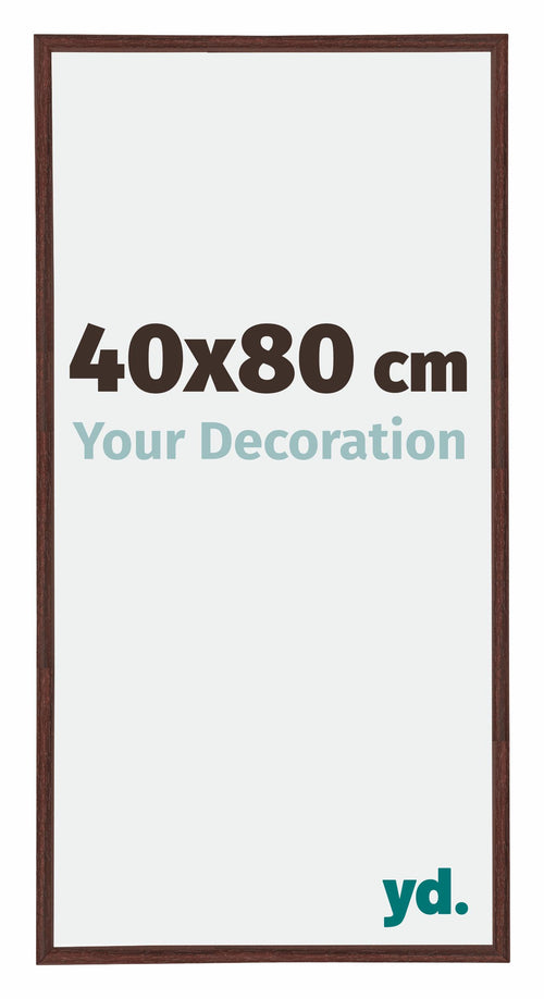 Annecy Plastic Photo Frame 40x80cm Brown Front Size | Yourdecoration.com