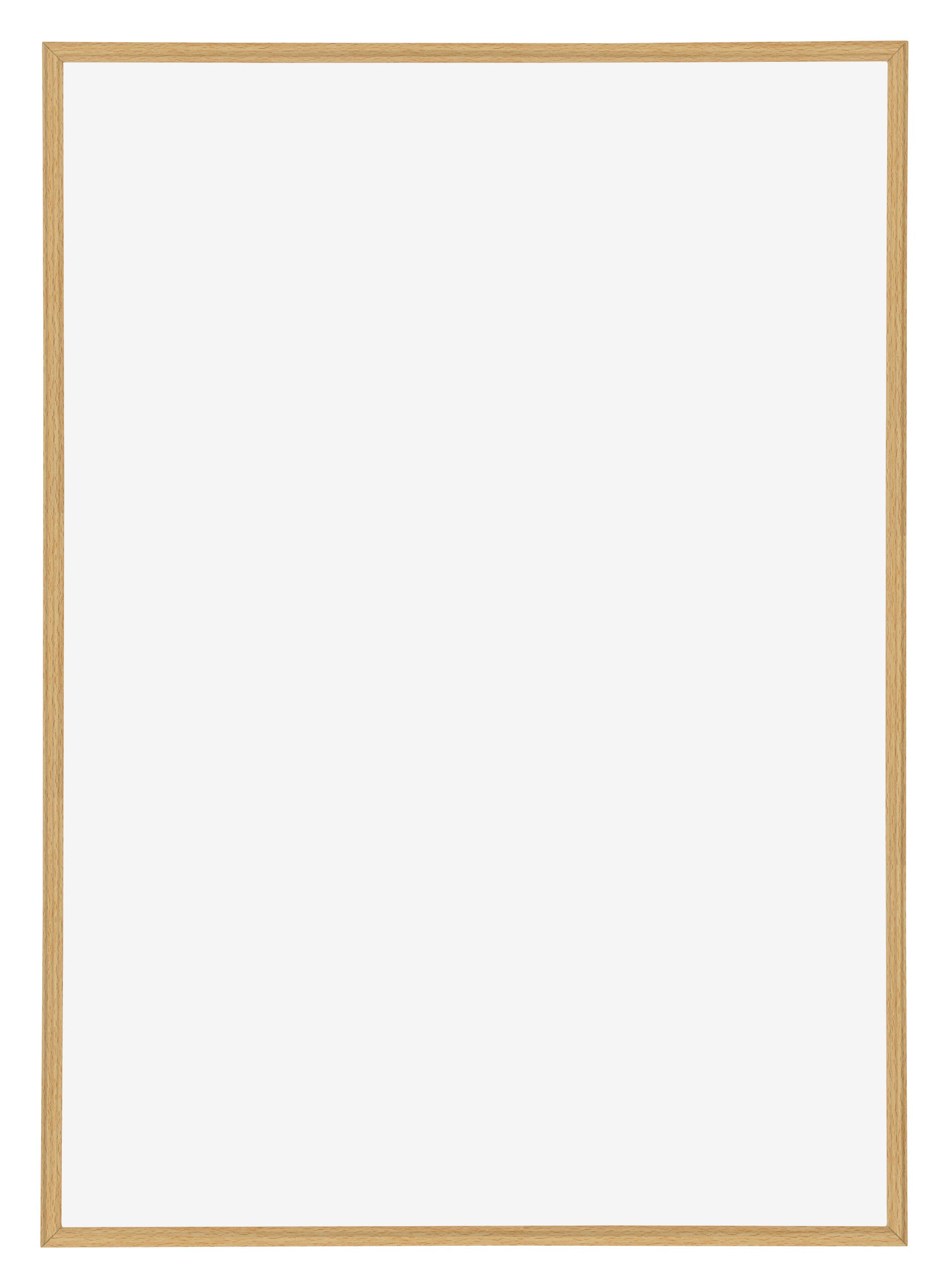 Annecy Plastic Photo Frame 42x60cm Beech Front | Yourdecoration.com
