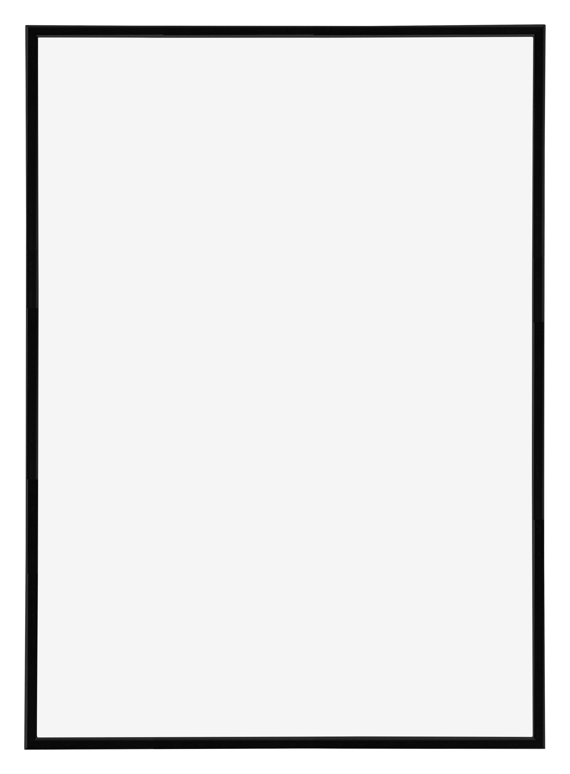Annecy Plastic Photo Frame 42x60cm Black High Gloss Front | Yourdecoration.com