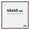 Annecy Plastic Photo Frame 45x45cm Brown Front Size | Yourdecoration.com