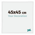 Annecy Plastic Photo Frame 45x45cm White High Gloss Front Size | Yourdecoration.com