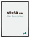 Annecy Plastic Photo Frame 45x60cm Black Matt Front Size | Yourdecoration.com