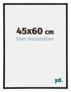 Annecy Plastic Photo Frame 45x60cm Black Matt Front Size | Yourdecoration.com