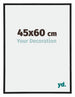 Annecy Plastic Photo Frame 45x60cm Black Matt Front Size | Yourdecoration.com